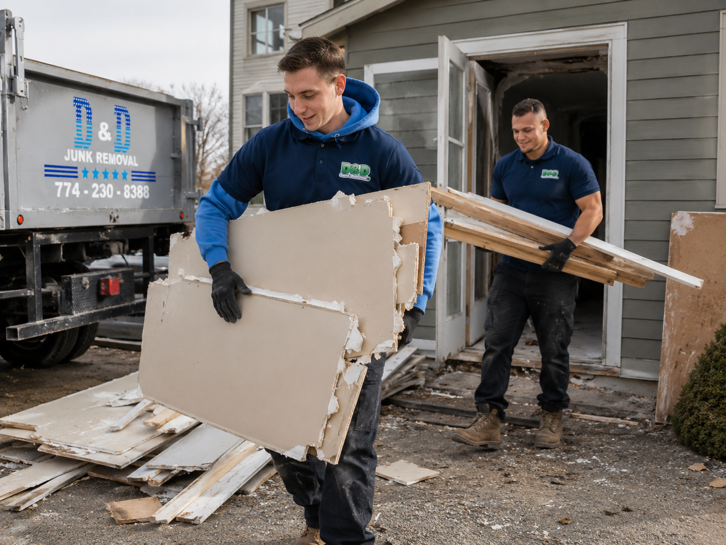 Construction Debris — D&D Junk Removal